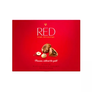 Red | Chocolette S.A., Rue Adrien-Lachenal 26, Gen Red | Chocolette S.A. Rue Adrien-Lachenal 26 Gen Praliny RED z mlecznej czekolady bez cukru z orzechami 132 g Red M00-C394-4852A - Czekolada - miniaturka - grafika 1