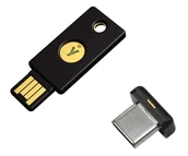 Zabezpieczenia do laptopów - Yubico Security Key NFC by Yubico czarny + YubiKey 5C-nano - miniaturka - grafika 1