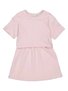 Calvin Klein Sukienka w kolorze jasnoróżowym - Sukienki - miniaturka - grafika 1