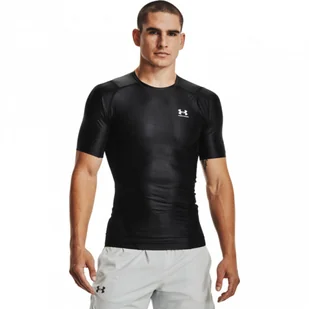 Męska koszulka treningowa Under Armour UA HG IsoChill Comp SS - czarna - UNDER ARMOUR - Koszulki sportowe męskie - miniaturka - grafika 1
