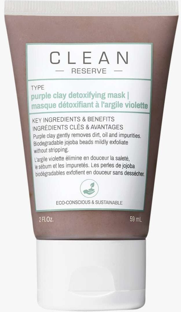 Clean, Reserve - Purple Clay, Detoxifying, Clay Mask, 59 ml Unisex