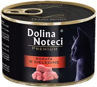 Mokra karma dla kotów - Dolina Noteci Premium, 12 x 185 g - Bogata w cielęcinę - miniaturka - grafika 1