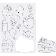 Prace ręczne dla dzieci - Magnesy do kolorowania, Lody - miniaturka - grafika 1