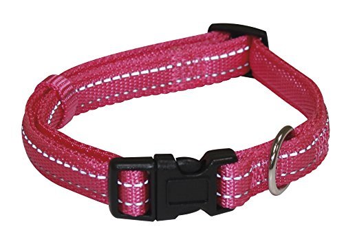 Croci C5079863 Nylonhalsband Soft Reflektieren, Fuchsia