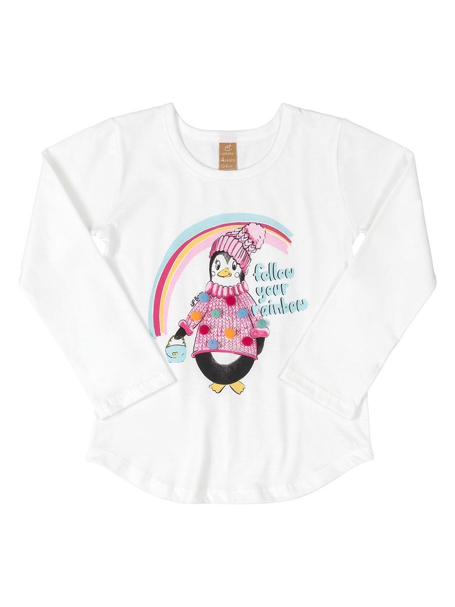 Bluzka z długim rękawem dla dziewczynki r.98