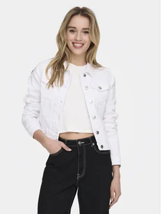 ONLY Kurtka jeansowa Woder 15243147 Biały Regular Fit - Kurtki damskie - miniaturka - grafika 1