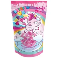 Kosmetyki kąpielowe dla dzieci - CHLAPU CHLAP Musujące dwukolorowe  pastylki do kąpieli - różowe o zapachu truskawki - miniaturka - grafika 1