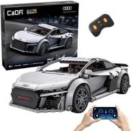 Klocki - Klocki konstrukcyjne CaDA wyścigówka Samochód wyścigowy zdalnie sterowany Audi R8 Coupe Auto sportowe 536 elementów RC - miniaturka - grafika 1