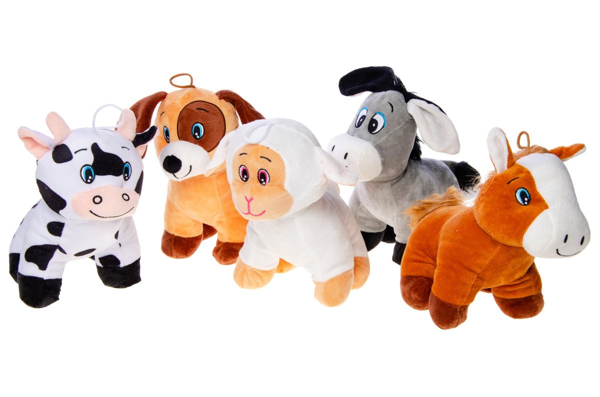 Pluszowe zwierzę gospodarskie 21 cm – maskotka farma dla dzieci