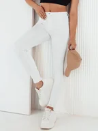 Spodnie damskie - Spodnie damskie jeansowe MOLINO białe Dstreet UY1975-L - miniaturka - grafika 1