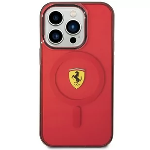 Ferrari FEHMP14XURKR iPhone 14 Pro Max 6.7" czerwony/red hardcase Translucent Magsafe - Etui i futerały do telefonów - miniaturka - grafika 3