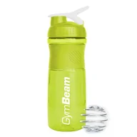 Shakery i bidony sportowe - Szejker GymBeam Sportmixer Green White 760 ml - miniaturka - grafika 1