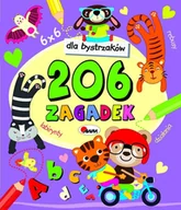 Książki edukacyjne - Dla bystrzaków przedszkolaków 206 zagadek Jolanta Czarnecka - miniaturka - grafika 1