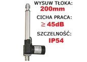 Napędy i siłowniki do bram - SIŁOWNIK ELEKTRYCZNY 24V SILNIK LINIOWY 200mm 6000N - miniaturka - grafika 1