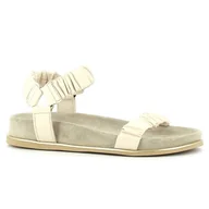 Sandały damskie - Beżowe sandały damskie CARINII - Carinii - miniaturka - grafika 1