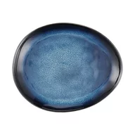 Talerze - Talerzyk deserowy z kamionki 20 cm DARK NIGHT VILLA ITALIA - miniaturka - grafika 1