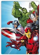 Koce i narzuty dla dzieci - KOC polar AVENGERS 100x140 cm MARVEL - miniaturka - grafika 1