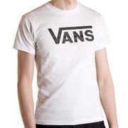 Koszulki sportowe męskie - Koszulka Vans T-shirt Classic VN000GGGYB21 - biała - miniaturka - grafika 1
