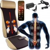 Masażery - Mata masująca Shiatsu Masażer pleców do masażu ciała z ostukiwaniem Fotel - miniaturka - grafika 1