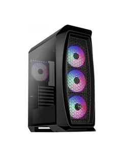 Aerocool One Frost Midi-Tower, Tempered Glass - czarny - Obudowy komputerowe - miniaturka - grafika 1