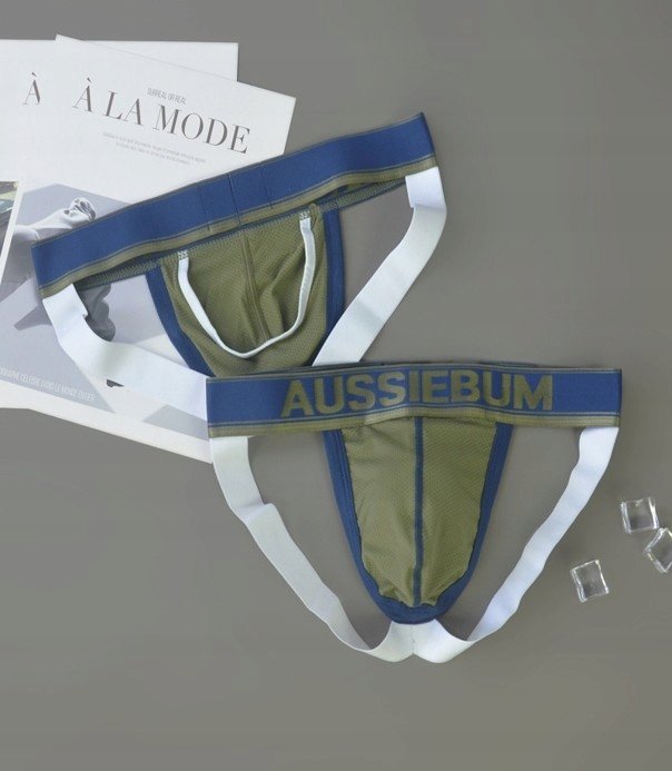 Męska bielizna, slipy marki AUSSIEBUM rozmiar L, nowe (2635)