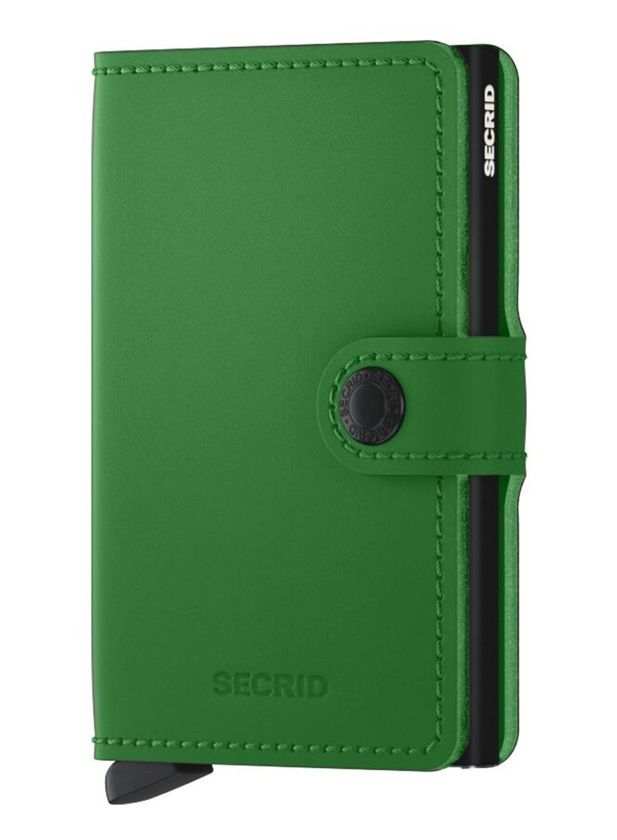 Kompaktowy portfel RFID Secrid Miniwallet Matte - bright green