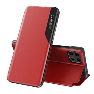 Eco Leather View Case elegancki futerał etui z klapką i funkcją podstawki Samsung Galaxy A22 4G czerwony - Etui i futerały do telefonów - miniaturka - grafika 1