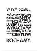 Plakaty - Plakat, W Tym Domu Mówimy Prawdę, 40x50 cm - miniaturka - grafika 1