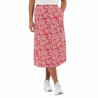 Spódnice - Damska spódnica Jack Wolfskin SOMMERWIESE SKIRT LEAVES soft pink - XS - miniaturka - grafika 1