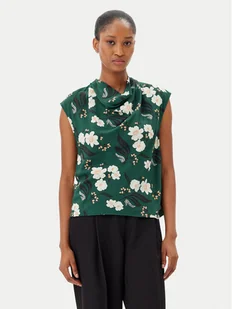 French Connection Bluzka 72YBJ 30 Zielony Regular Fit - Bluzki damskie - miniaturka - grafika 1