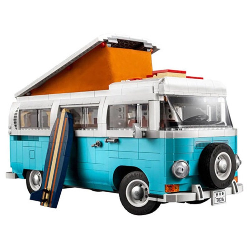 Klocki Konstrukcyjne Do Budowania Volkswagen T2 Camper Van Zestaw Do Budowania Jak Lego 2207 Elementy