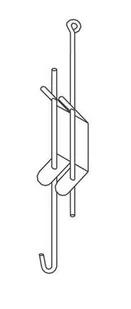 Wieszak AMF 60-100 cm - Inne mocowania - miniaturka - grafika 1