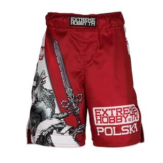 Odzież sportowa dziecięca - Szorty do MMA dla Dzieci EXTREME HOBBY POLISH EAGLE termoaktywne - grafika 1