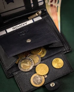 Klasyczny, Skórzany Portfel Męski Na Zatrzask Lumarko! - Portfele - miniaturka - grafika 11