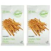 Paluszki - Biopont Paluszki lekko solone bezglutenowe Zestaw 2 x 45 g Bio - słodycze lub przekąska - miniaturka - grafika 1