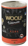 Mokra karma dla psów - WOOLF Ultimate Dog Can Pork and Linseed Oil - wieprzowina z olejem lnianym 400g - miniaturka - grafika 1