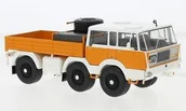 Samochody i pojazdy dla dzieci - Ixo Models Tatra 813 6X6 1968 Orange White  1:43 Tru039 - miniaturka - grafika 1