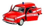 Samochody i pojazdy dla dzieci - WELLY TRABANT 601 STRAŻ POŻARNA 1:34 43654 - miniaturka - grafika 1