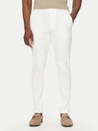 Spodnie męskie - BOSS Spodnie materiałowe Kaito1_T 50487754 Biały Slim Fit - miniaturka - grafika 1