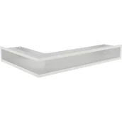 Kratki wentylacyjne - Parkanex Luft Narożna Prawa 600x400x90 Biała - miniaturka - grafika 1