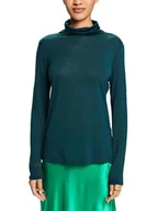 Koszulki i topy damskie - ESPRIT T-shirt damski, 305 / Emerald Green, L - miniaturka - grafika 1