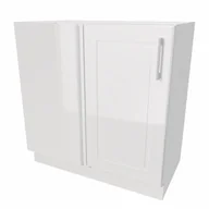 Szafki kuchenne - Szafka Dolna Narożna Alto Z 1 Frontem 90X82 Cm Dnp Mdf Biały Połysk - miniaturka - grafika 1