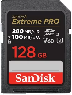 Karta pamięci SanDisk Extreme PRO SDSDXEP-128G-GN4IN, SDXC, 128 GB - Karty pamięci - miniaturka - grafika 1
