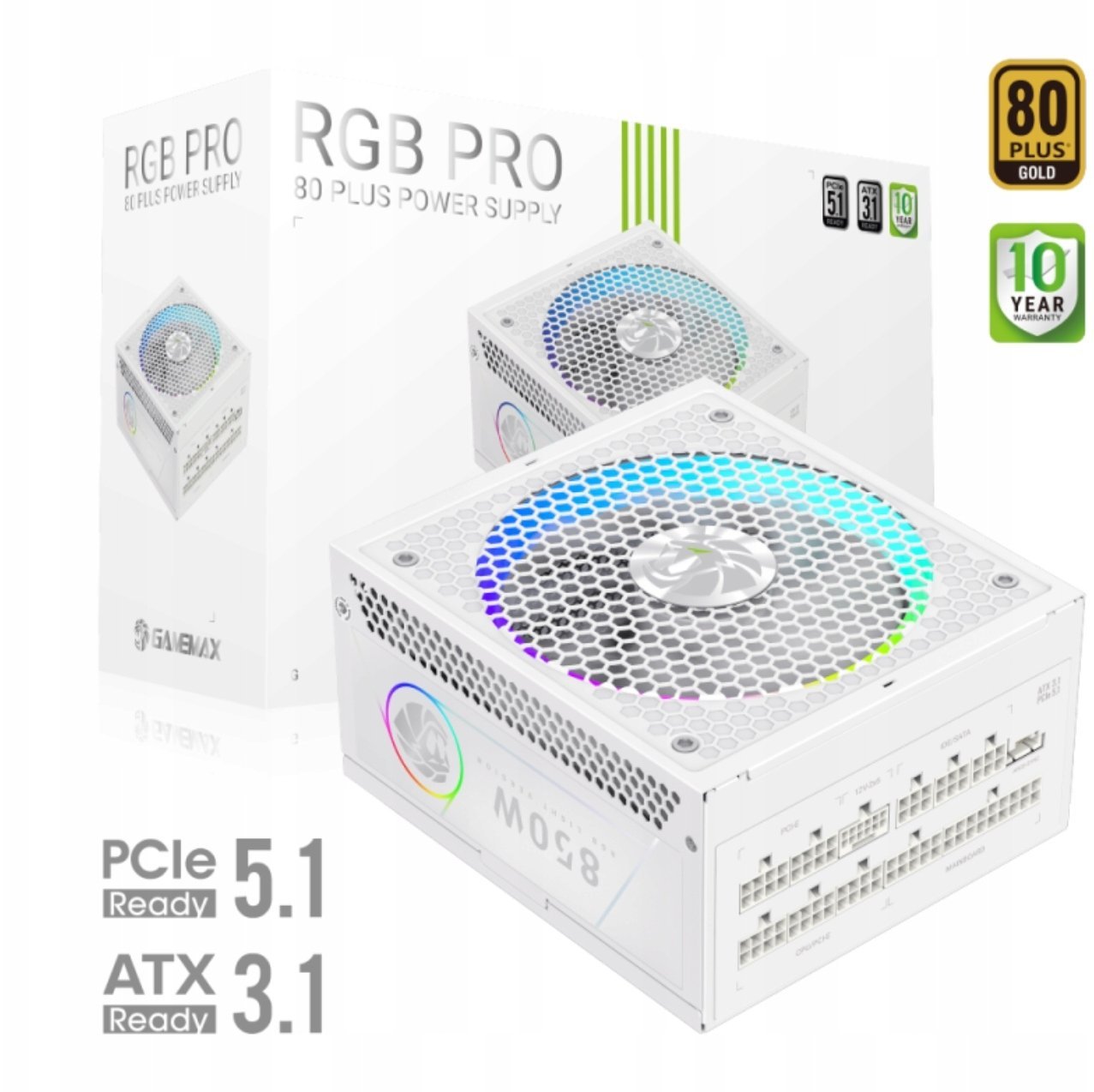 GameMax PSU GS 750G WH 750W SFX Full Modular| White