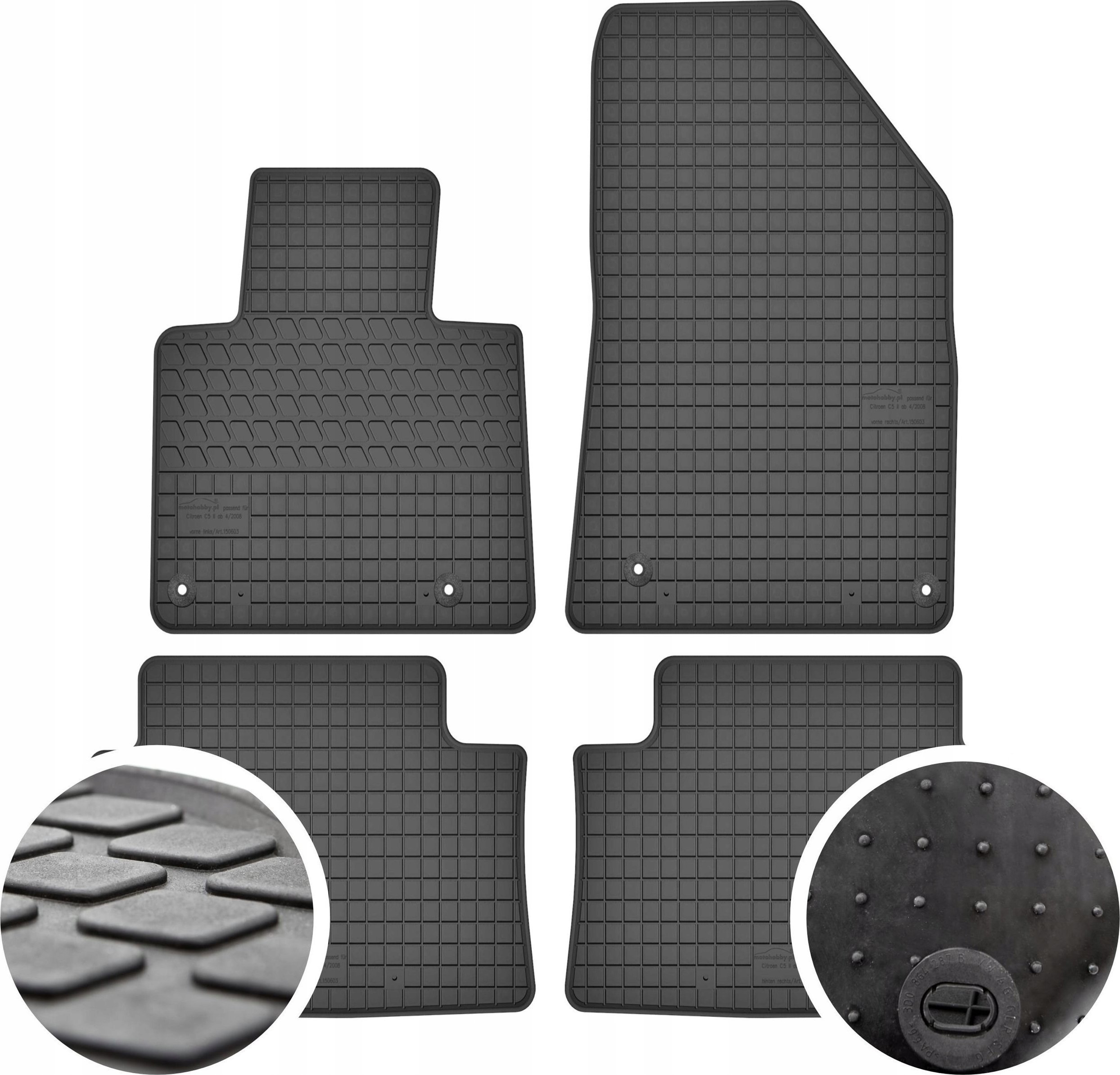 GeyerHosaja Dywaniki gumowe do Citroen C5 II od 2008