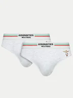 Majtki męskie - Aeronautica Militare Komplet 2 par slipów AM1USL001 Szary - miniaturka - grafika 1