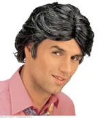 Dodatki do strojów karnawałowych - Widmann Męska peruka Gigolo, szary SA-6232I - miniaturka - grafika 1