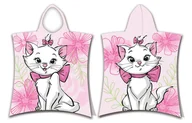 Ręczniki - Poncho dla dzieci 50x115 Kotka Marie Cat 2589 różowe ręcznik z kapturem - miniaturka - grafika 1