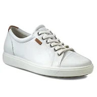 Sneakersy damskie - Sneakersy ECCO - Soft 7 Ladies 43000301007  White - miniaturka - grafika 1