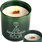 Świece - Świeca W Szkle Zapach Choinki Sw030 Deco4Home - miniaturka - grafika 1